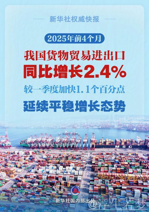 我国外贸在前四个月保持稳定增长 我国外贸在前四个月保持稳定增长
